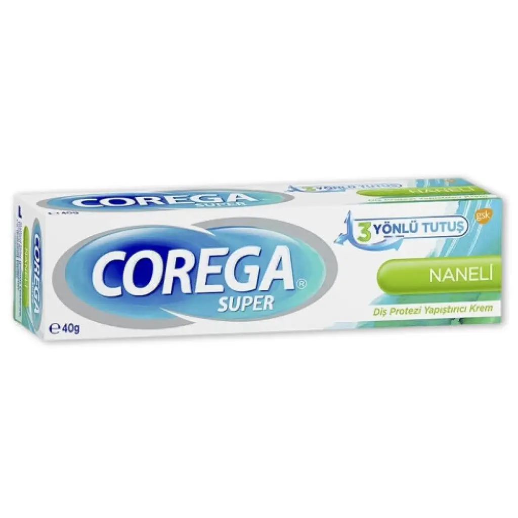 Corega Krem Yapıştırıcı Naneli 40 gr 30 Adet