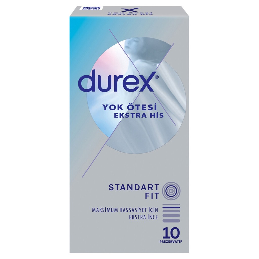 Durex Yok Ötesi Ekstra İnce Ekstra His Prezervatif 10’lu 20 Adet