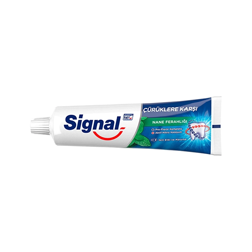 Signal Diş Macunu Çürüklere Karşı Nane Ferahlığı 100 ml 100 Adet