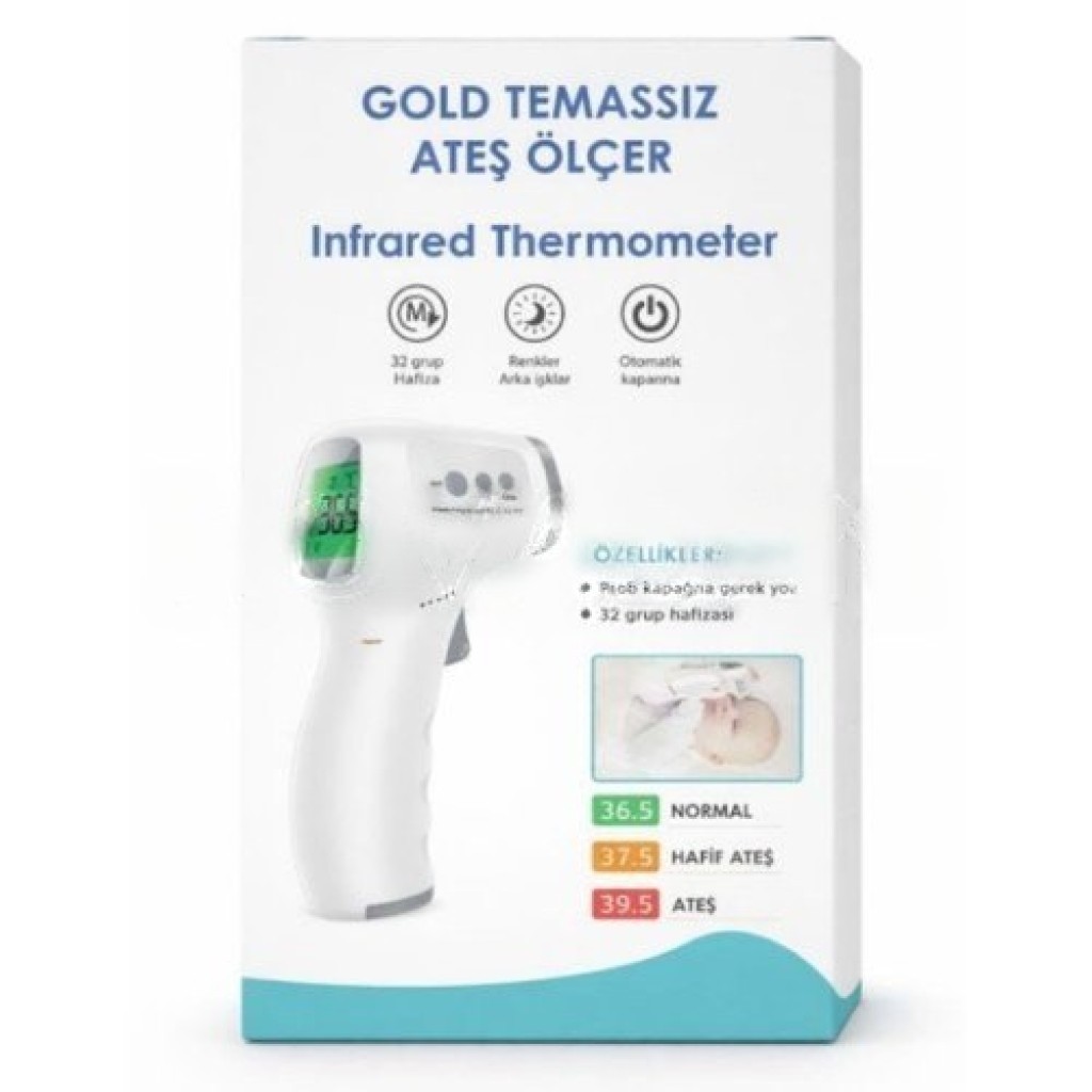 Serfarma Temassız Ateş Ölçer Gold Axd-515 20 Adet