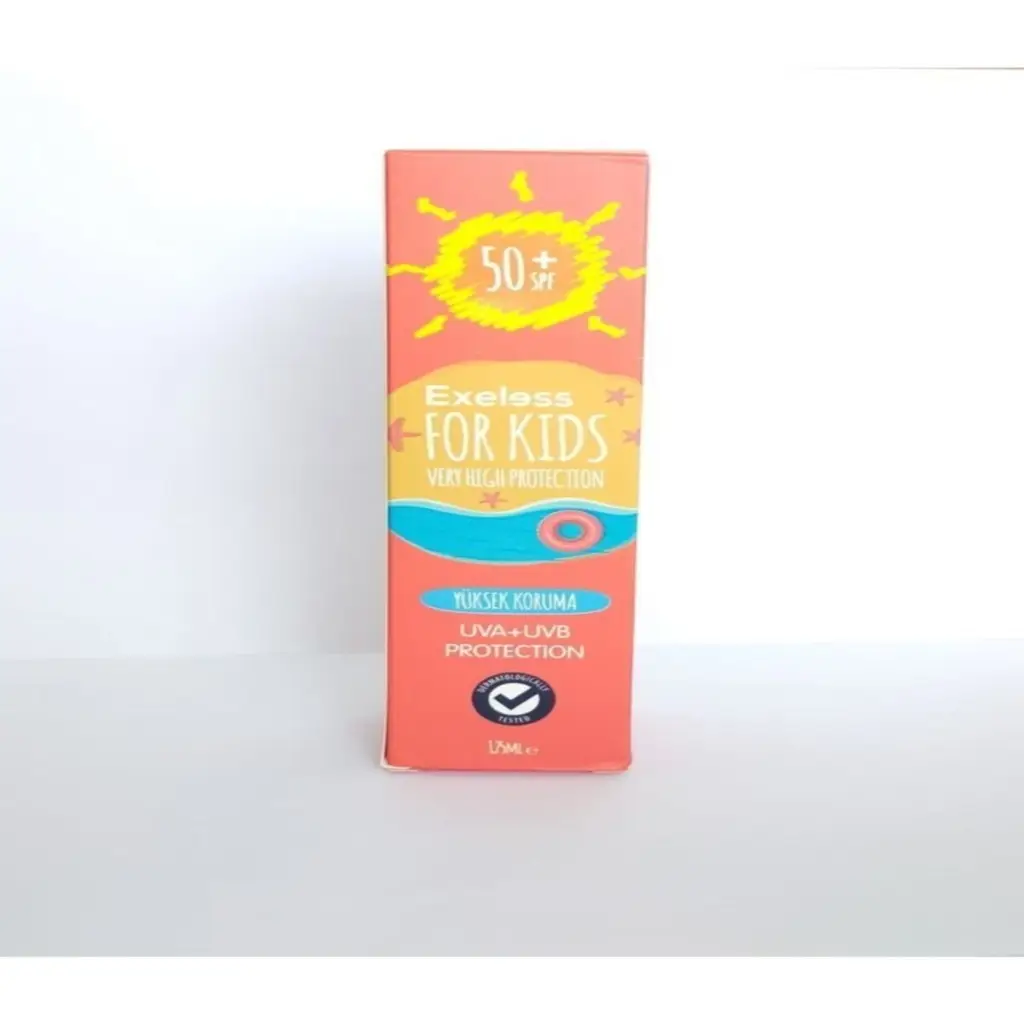 Exeless Güneş Kremi SPF50+ 125 ml 100 Adet