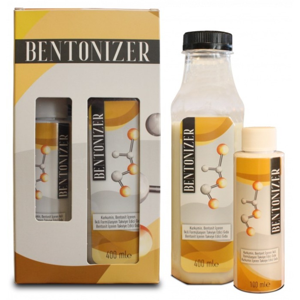 Medikil Bentonizer Kurkumin Bentonit İçeren İkili Formülasyon 400 ml +100 ml 5 Adet