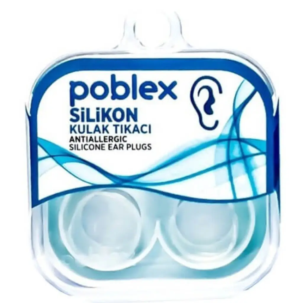 Poblex Silikon Kulak Tıkacı 2’li 30 Adet