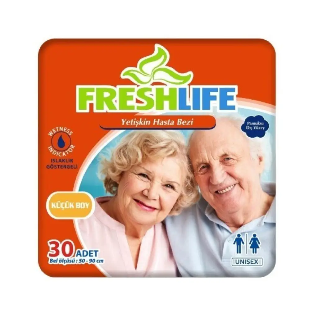 Freshlife Belbantlı Hasta Bezi Islaklık Göstergeli Small 30’lu 10 Adet
