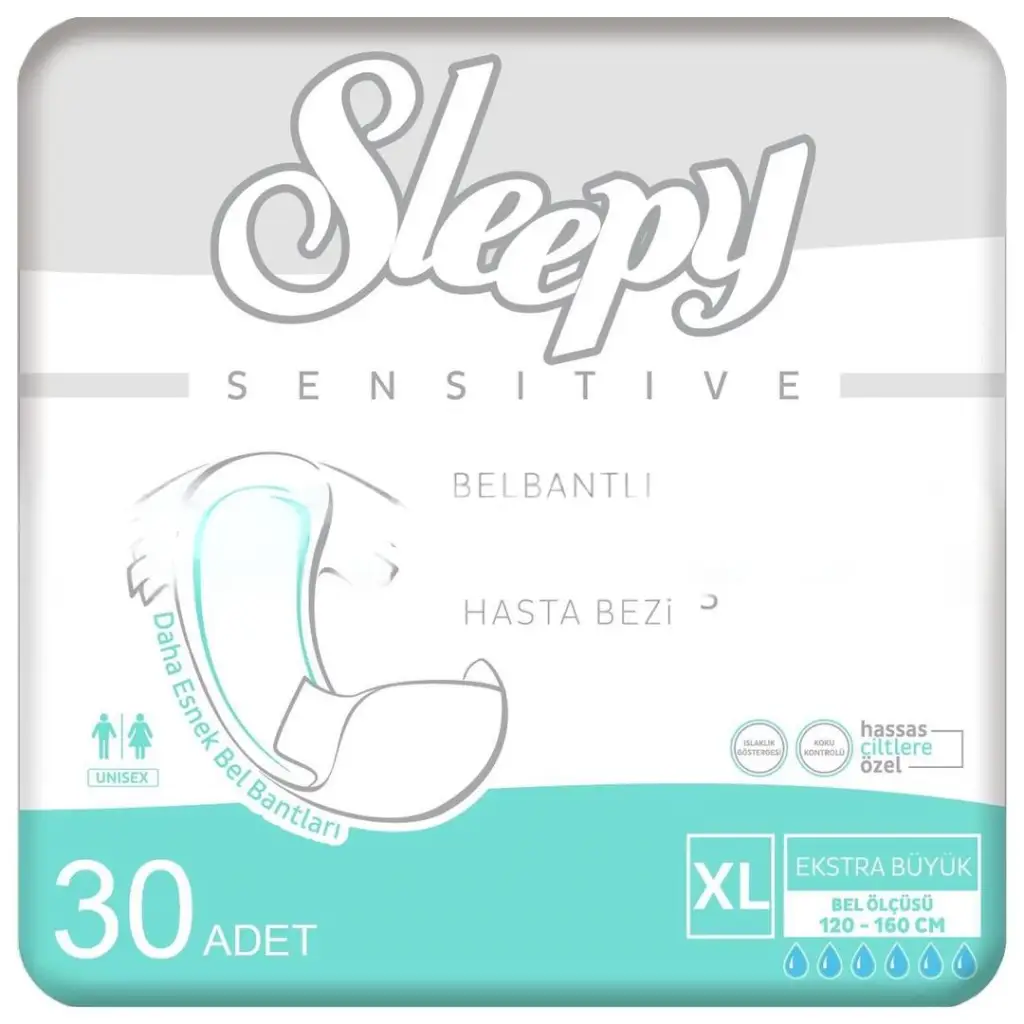 Sleepy Yetişkin Ekstra Büyük Boy Hasta Bezi 30’lu 10 Adet