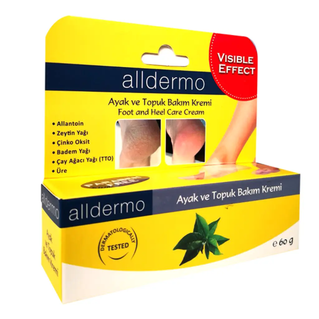 Alldermo Ayak Bakım & Topuk Çatlak Kremi 60 gr 50 Adet