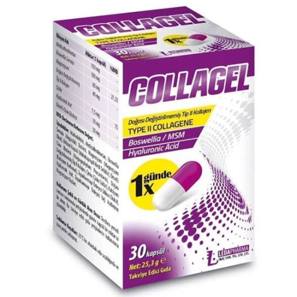 Collagel Tip II Kollajen 30 Kapsül 30 Adet