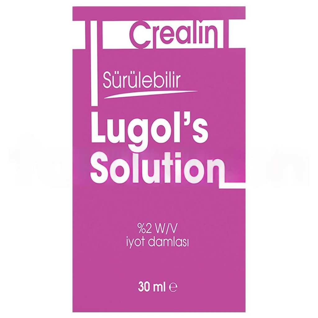 Crealin İyot Kafesi İçin Sürülebilir Lugol Solution %2 30 ml 30 Adet