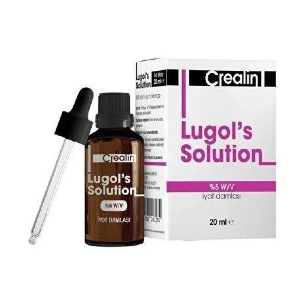 Crealin Lugol Solution %5 20 ml 30 Adet