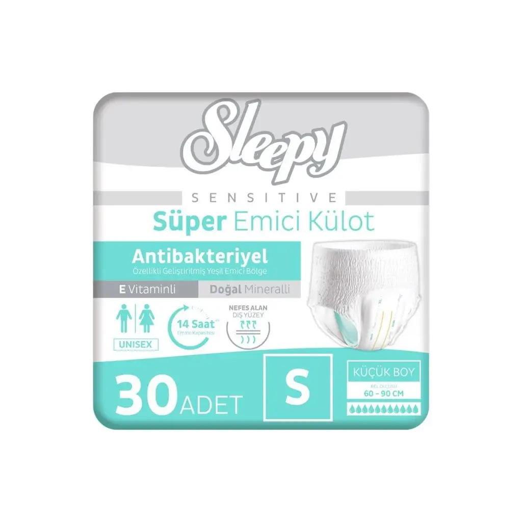 Sleepy Külot Hasta Bezi Small 30’lu 10 Adet