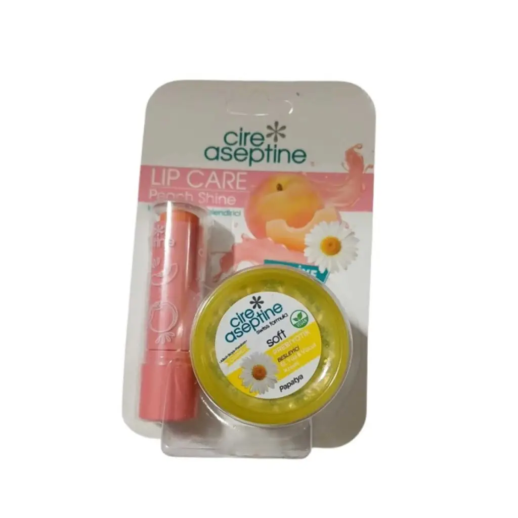 Cire Aseptine Li̇p Care Peach&Papatya Krem 30 ml 50 Adet