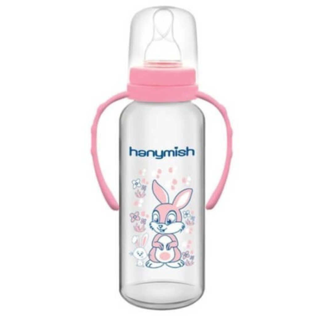 Hanymish 433 Kulplu PP Biberon 240 cc - Mavi 30 Adet