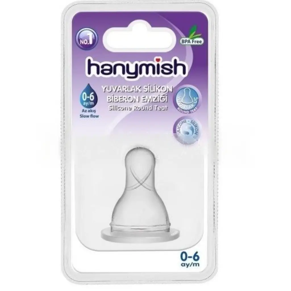 Hanymish Kod 467 Biberon Geniş Ağızlı Yedek Uç 150 ml 50 Adet