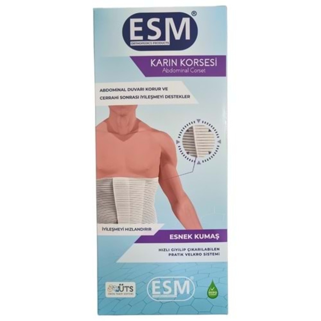 ESM Abdominal Karın Korsesi - Bedensiz 20 Adet