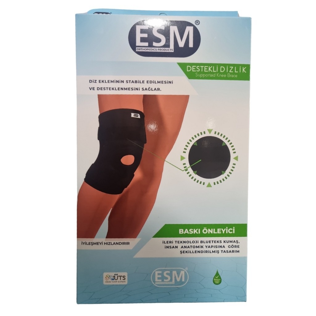 Esm Patella ve Ligament Destekli Açık Dizlik - Bedensiz 20 Adet