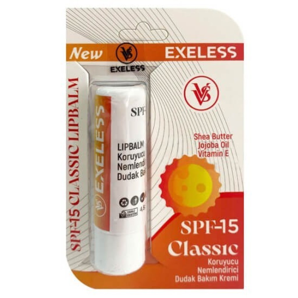 Exeless Lip Stick SPF15 4,7 gr 100 Adet