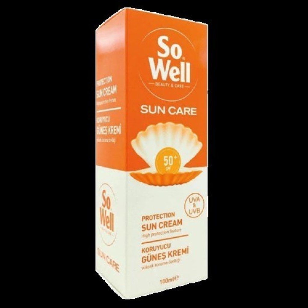 So Well Sun Care Kids Koruyucu Güneş Kremi SPF50+ 100 ml 50 Adet
