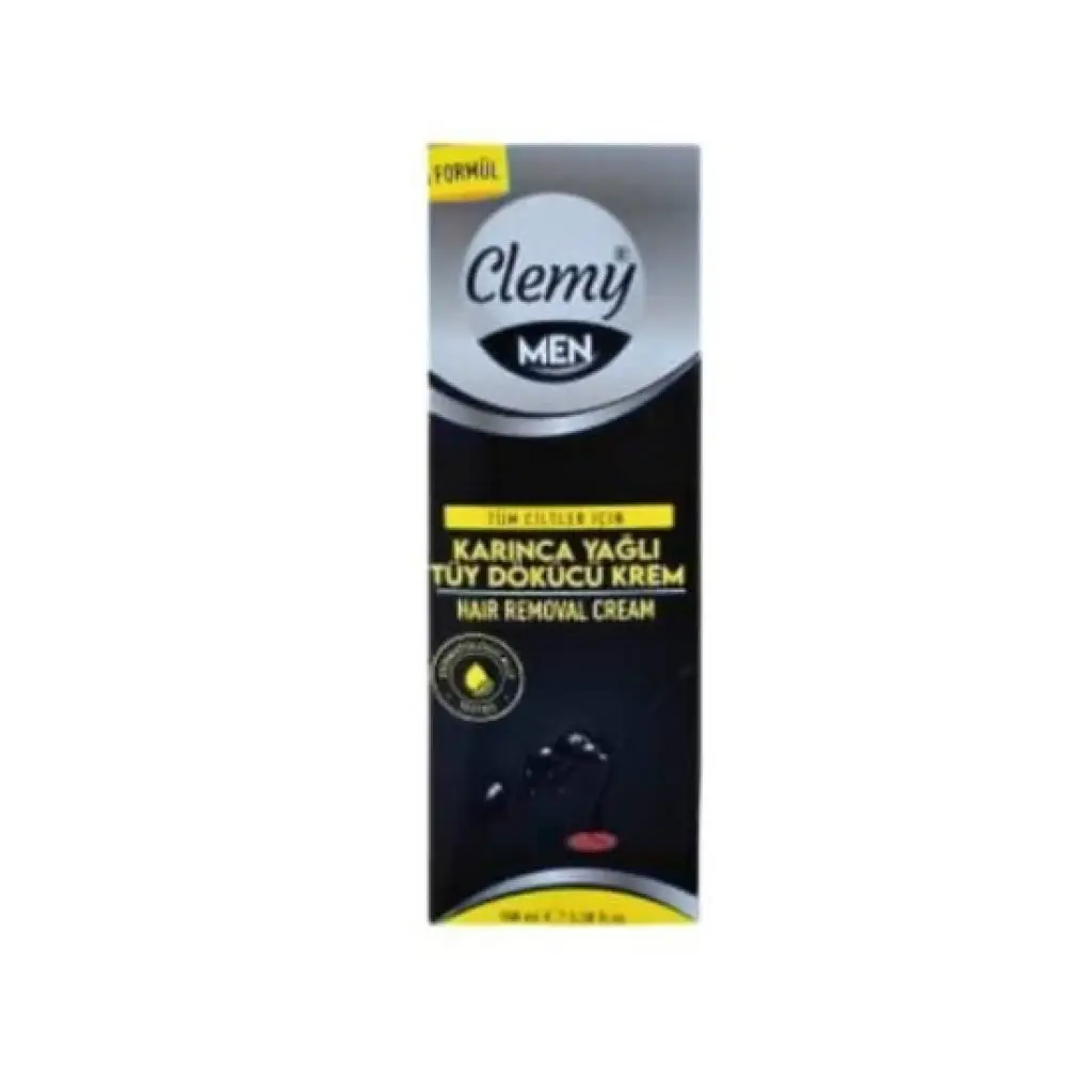 Clemy Men Karınca Yağlı Tüm Ciltler İçin Tüy Dökücü Krem 100 ml 50 Adet
