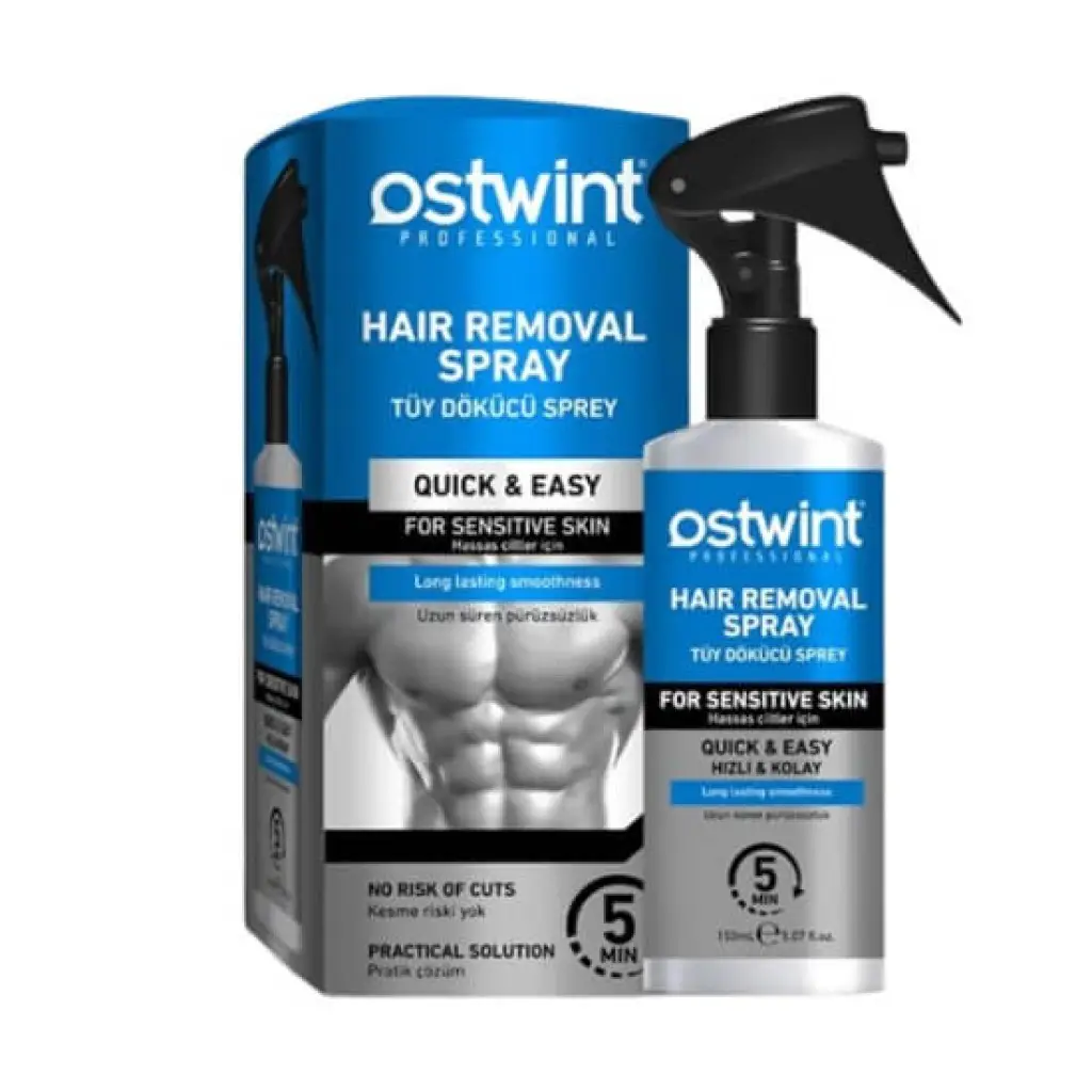 Ostwint Professional Hassas Ciltler İçin Tüy Dökücü Sprey 150 ml 50 Adet