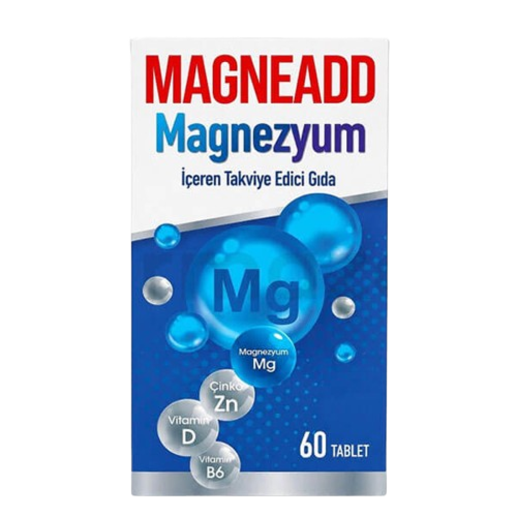 Magneadd Magnezyum 60 Tablet 30 Adet