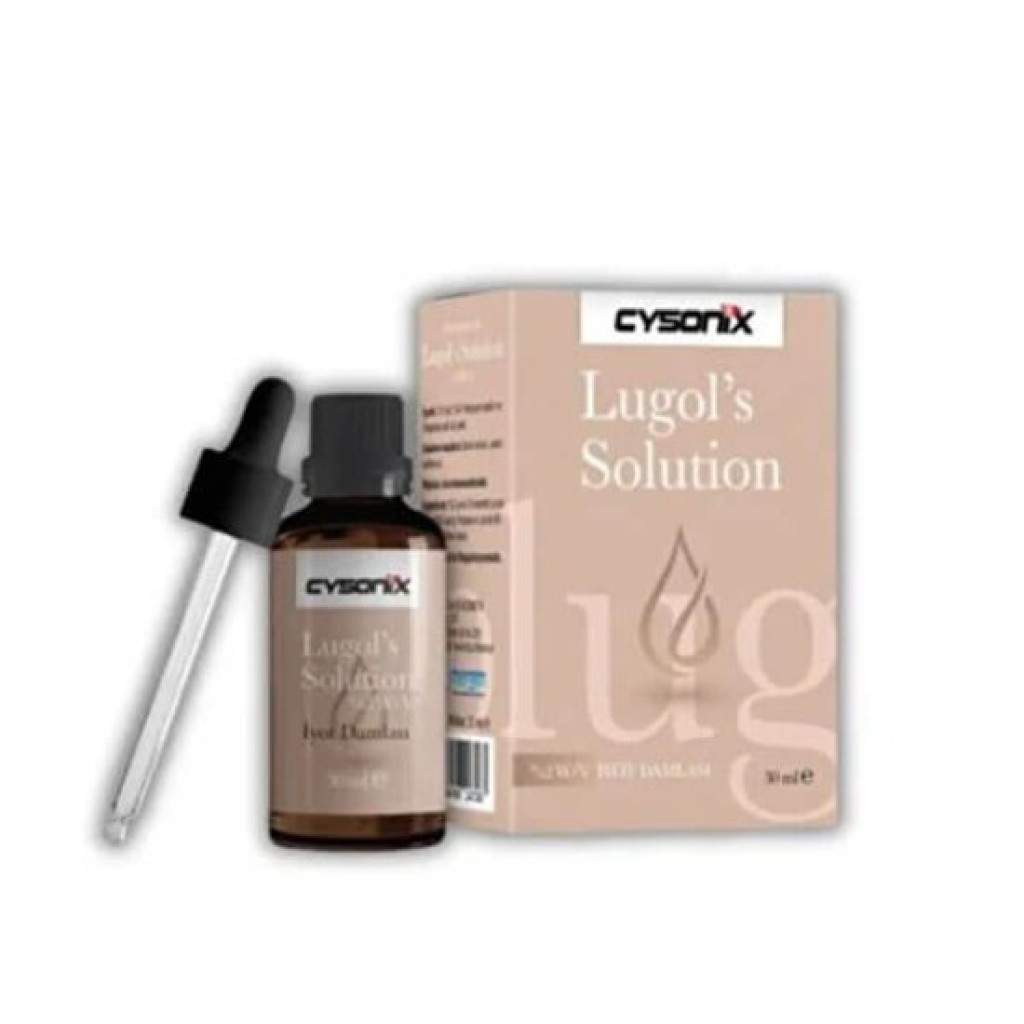 Cysonix Lugol’s Solution %2 İyot Damla 30 ml 30 Adet