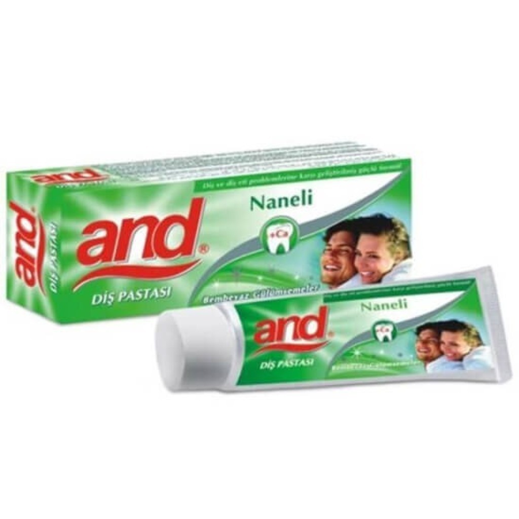 And Naneli Diş Pastası Tüp 90 gr 100 Adet