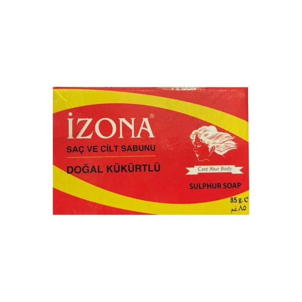 İzona Doğal Kükürtlü Sabun 85 gr 100 Adet