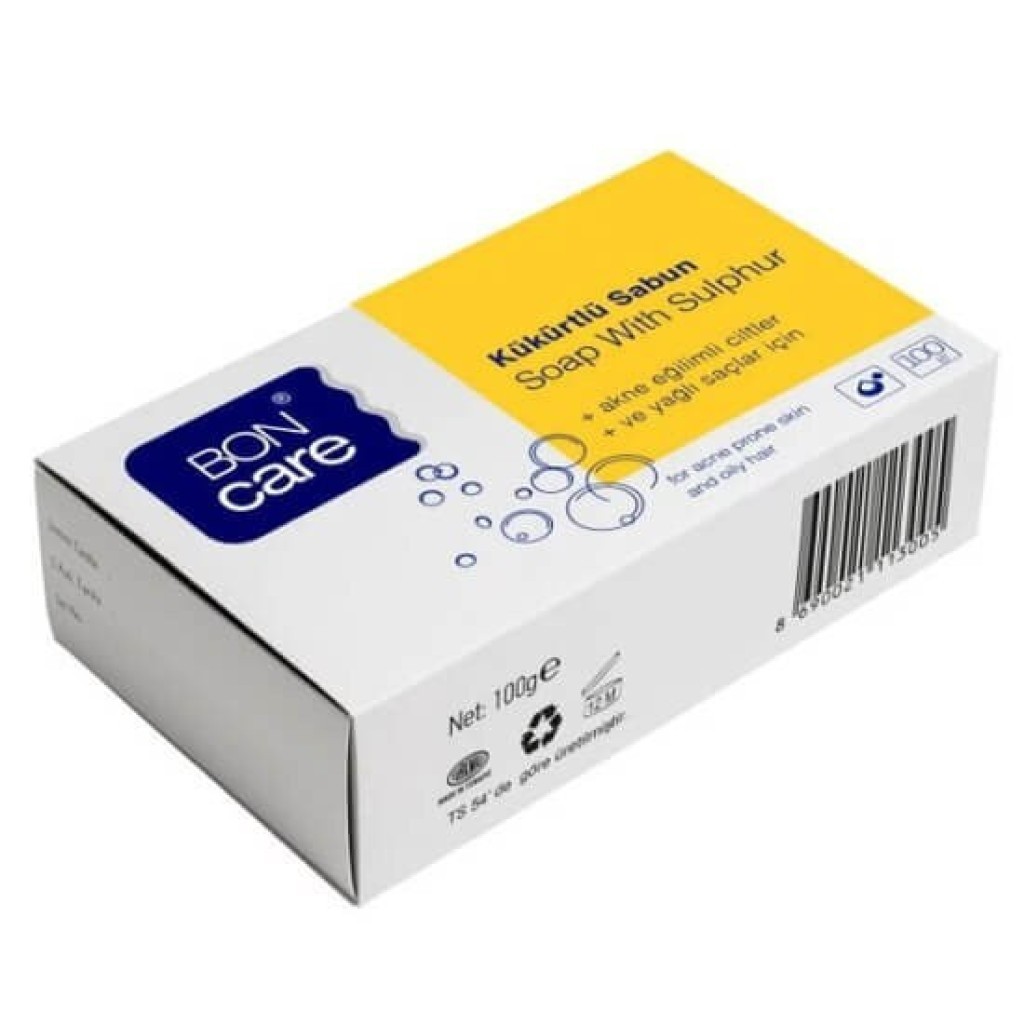 Boncare Kükürtlü Sabun 100 gr 100 Adet