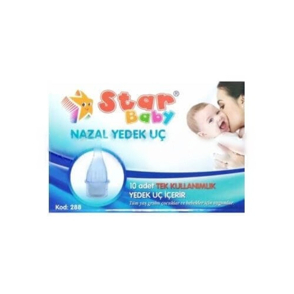 Star Baby Nazal Aspiratör Yedek Uç 10’lu 100 Adet