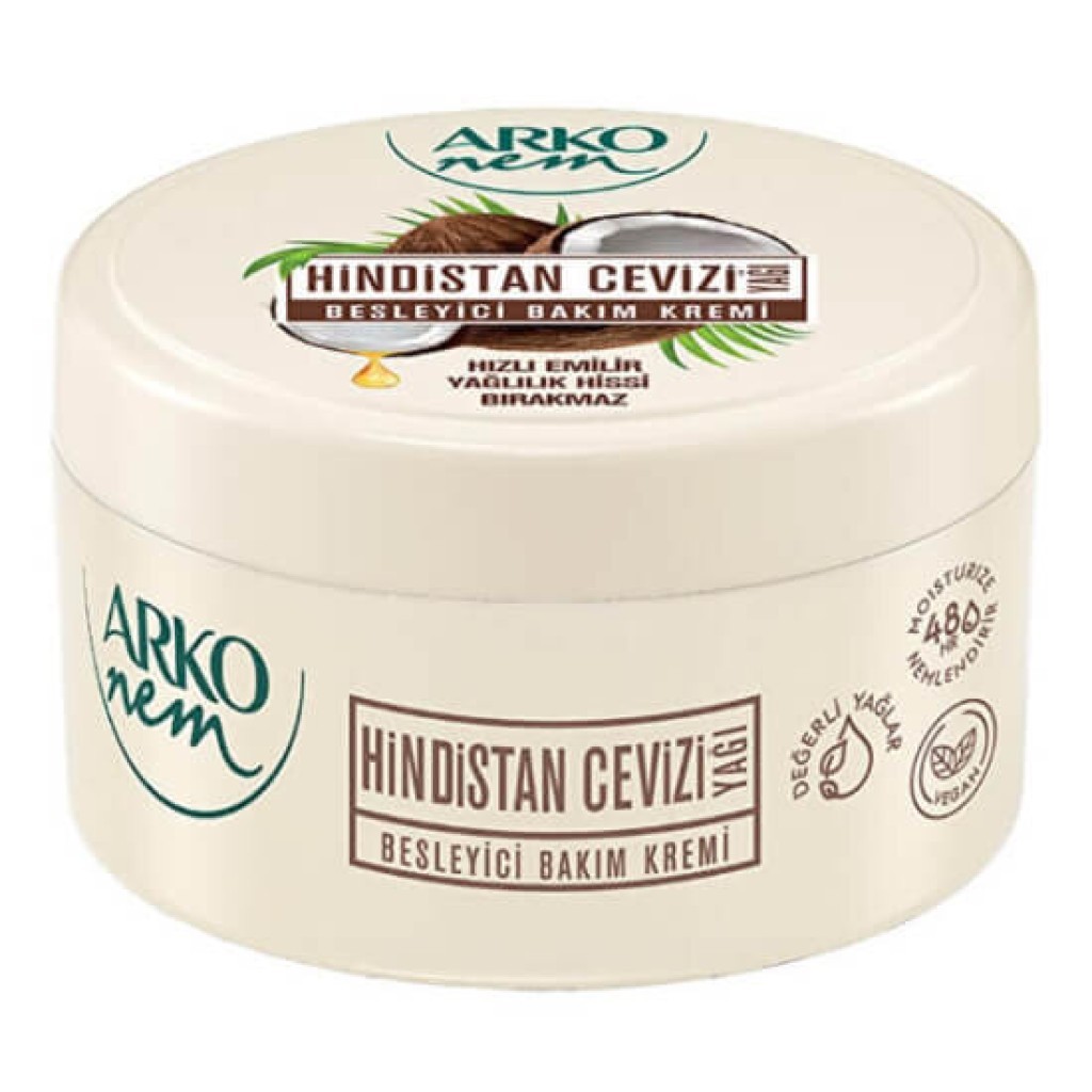 Arko Nem Krem Hindistan Cevizi Yağı 250 ml 50 Adet
