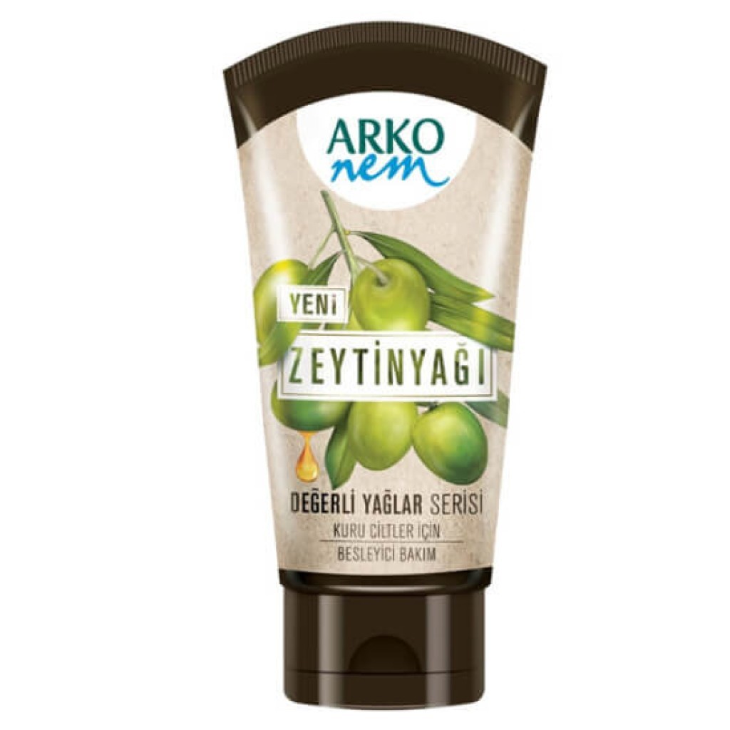 Arko Nem Zeytinyağlı Krem 60 ml - Yeni Değerli Yağlar Serisi 100 Adet