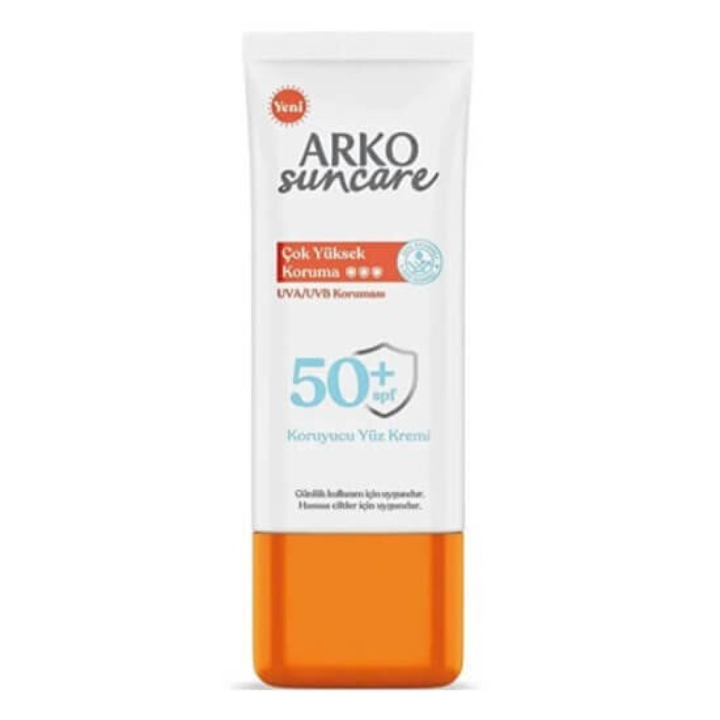 Arko Suncare Çok Yüksek Koruma SPF50+ Koruyucu Yüz Kremi 50 ml 20 Adet