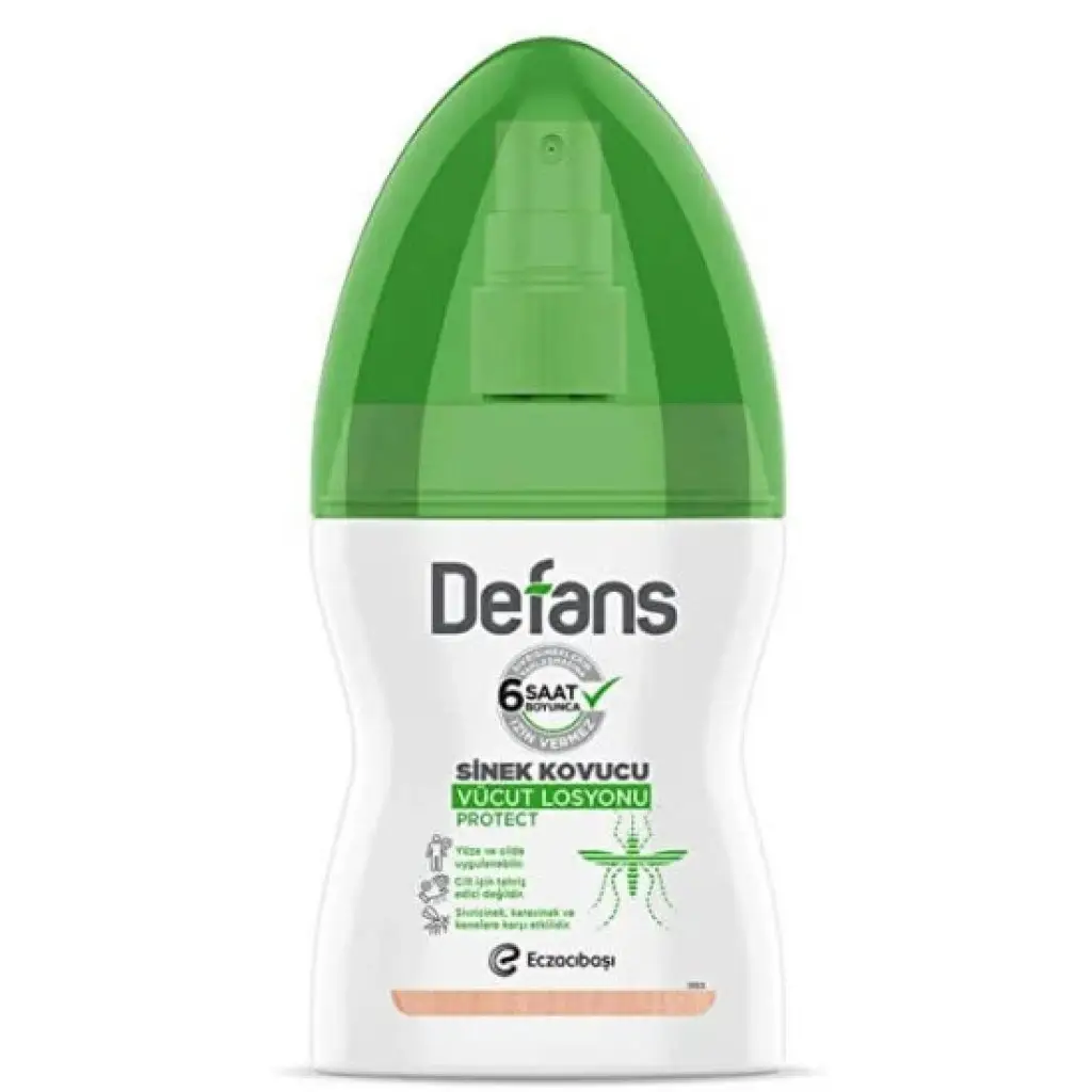 Defans Sinek Kovucu Vücut Losyonu 100 ml 30 Adet