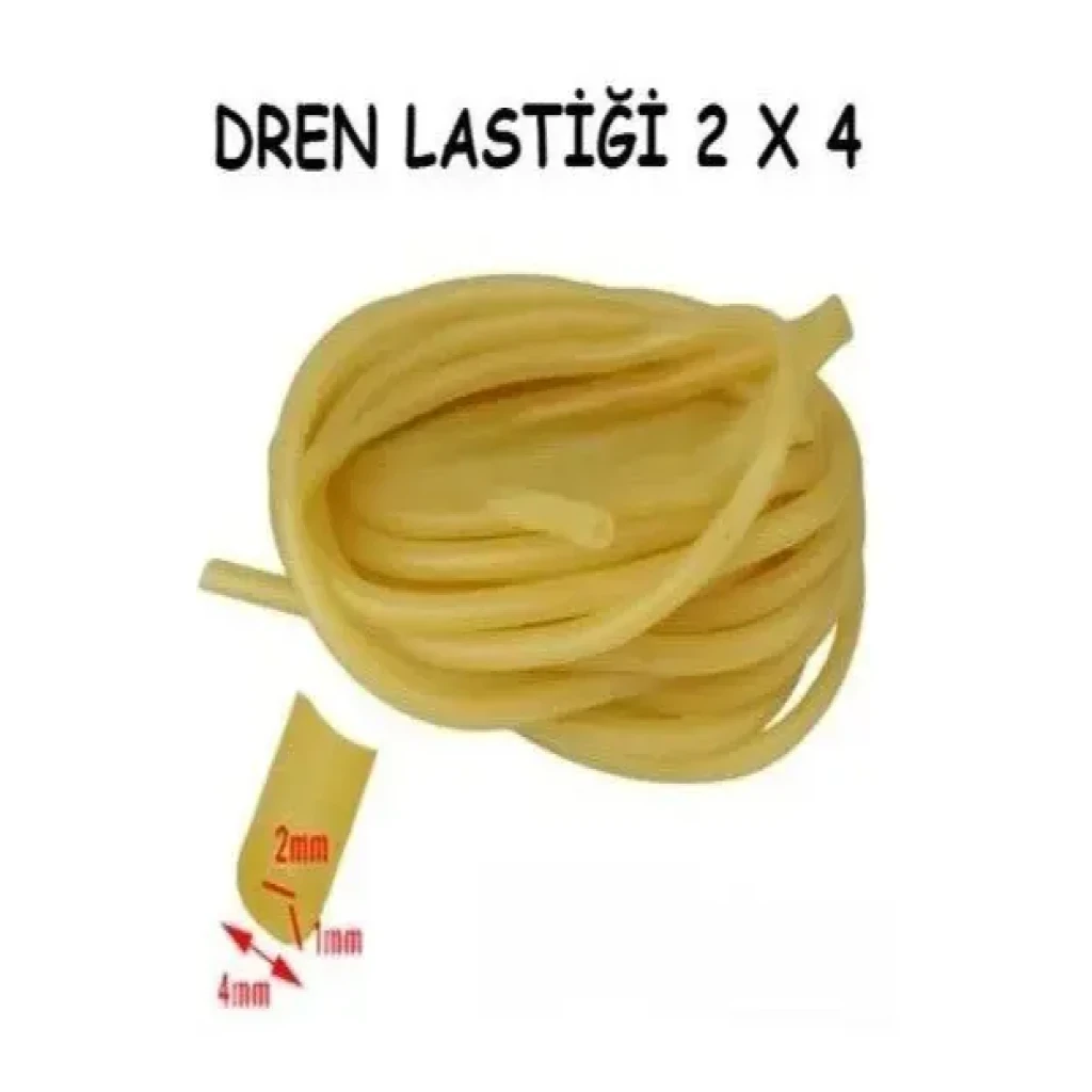 Dren (Serum) Lastiği 4/2 1 mt 100 Adet