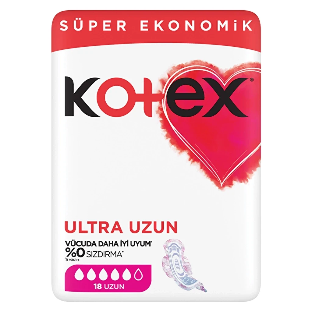 Kotex Ultra Uzun 18’li 50 Adet