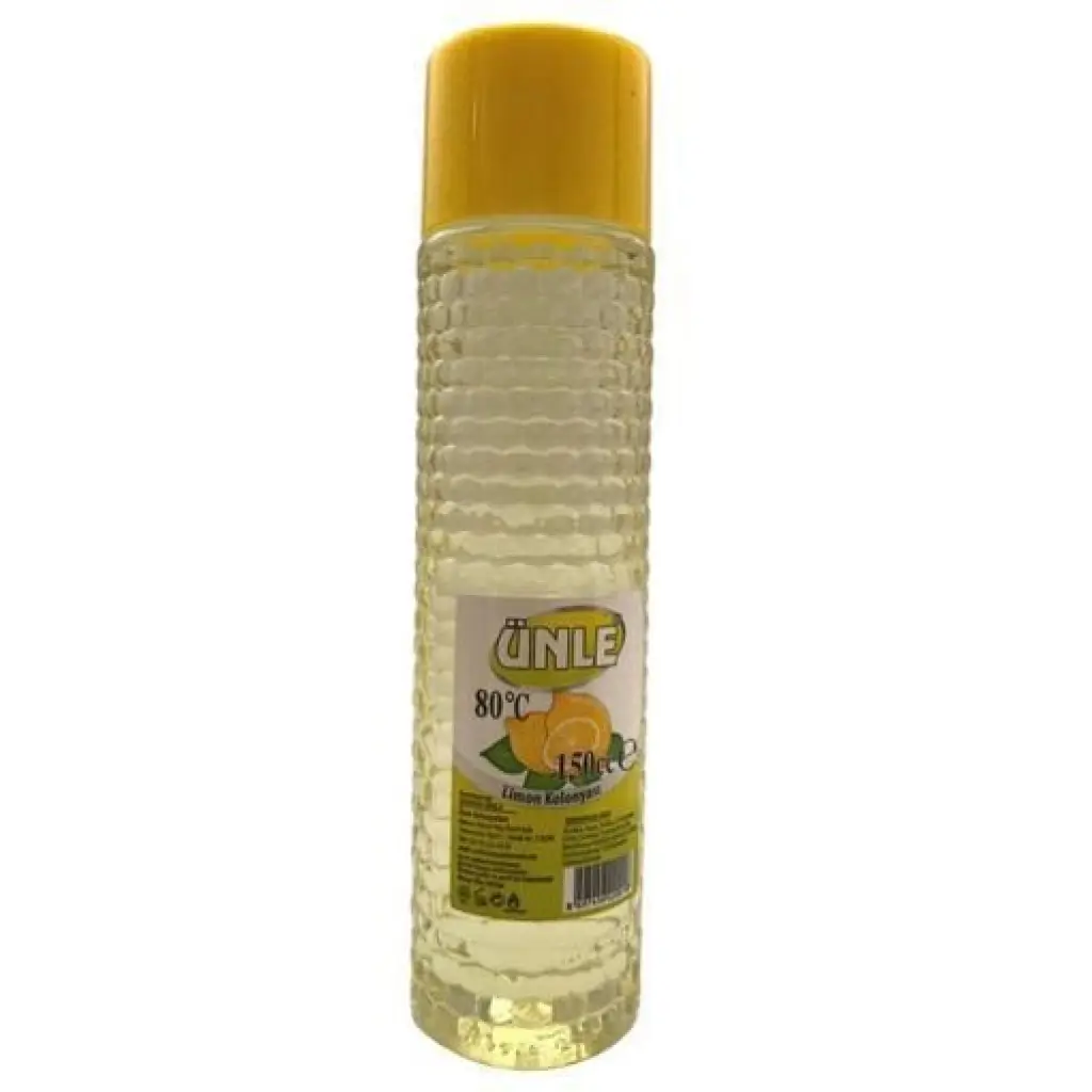 Ünle Limon Kolonyası Pvc Sprey 80° 150 ml 100 Adet