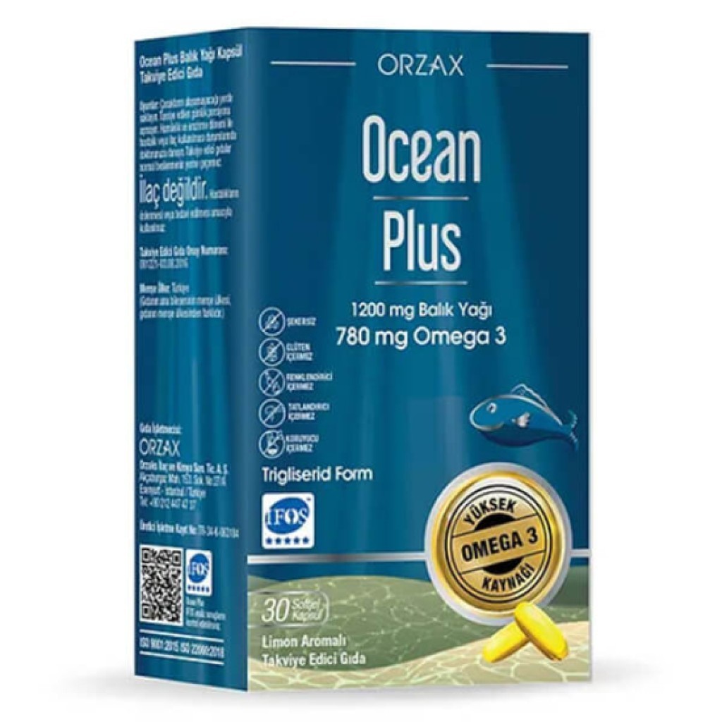 Ocean Plus 1200 mg 30 Kapsül 20 Adet