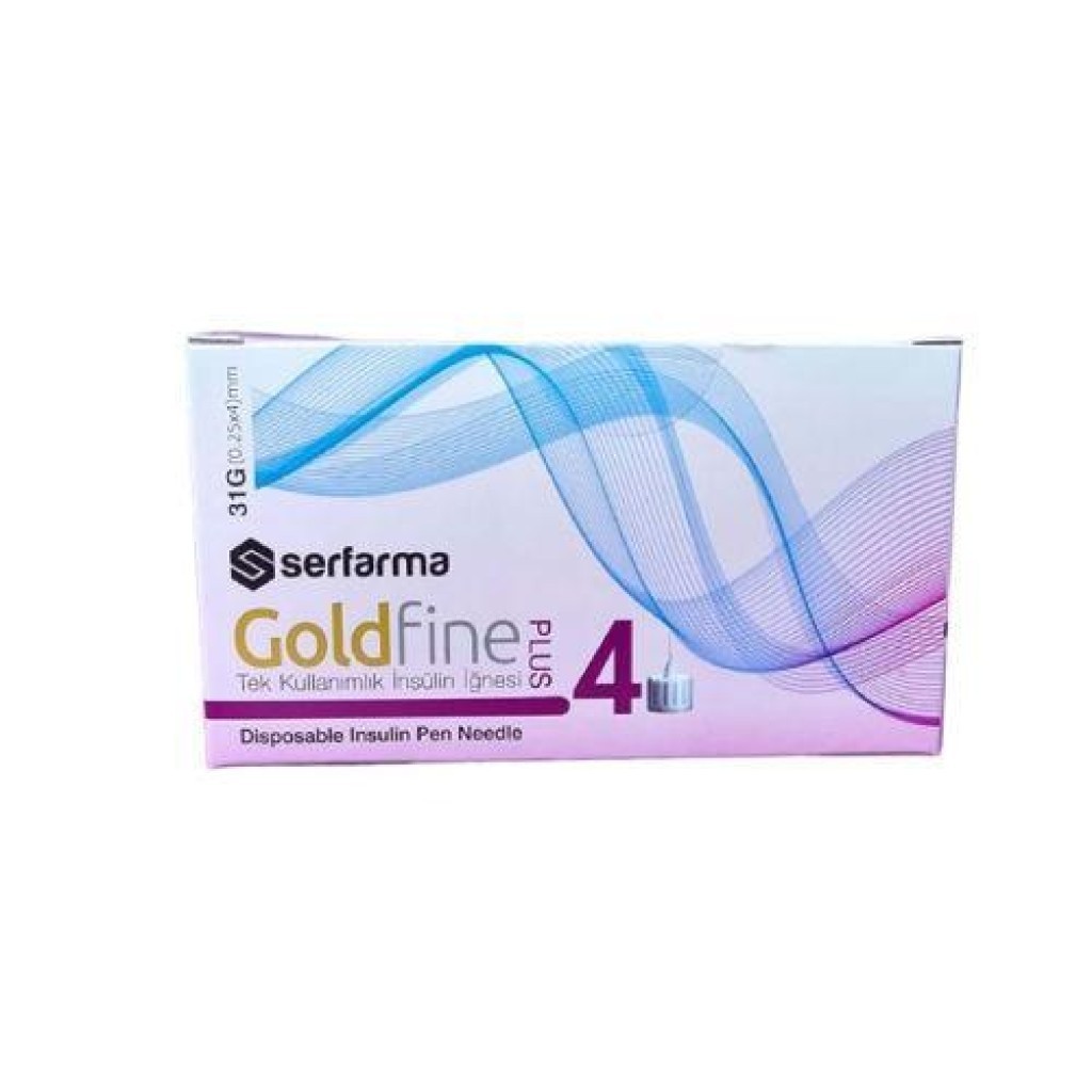 Goldfine Plus İnsülin İğne Ucu 31G 4mm 50 Adet