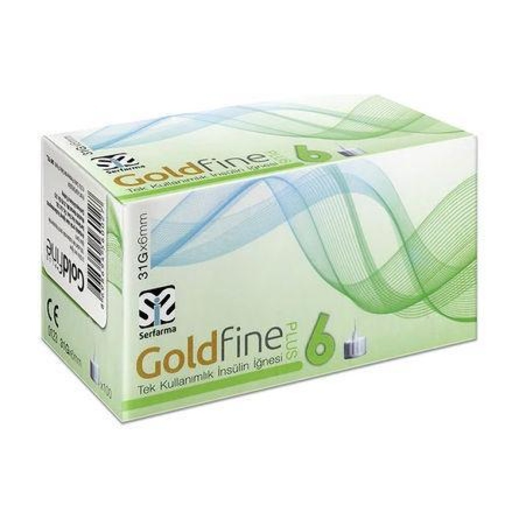 Goldfine Plus İnsülin İğne Ucu 31G 6mm 50 Adet