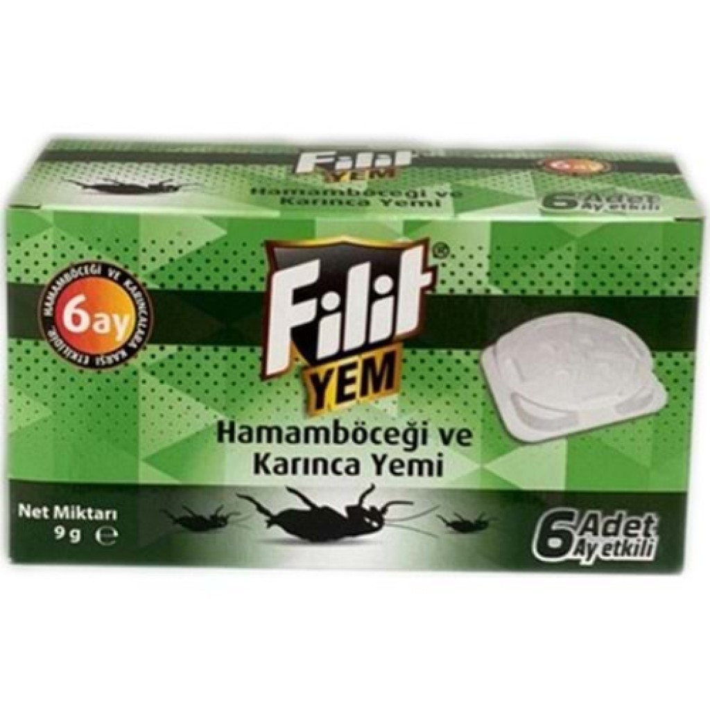 Filit Hamam Böceği ve Karınca Yemi 6’lı 30 Adet