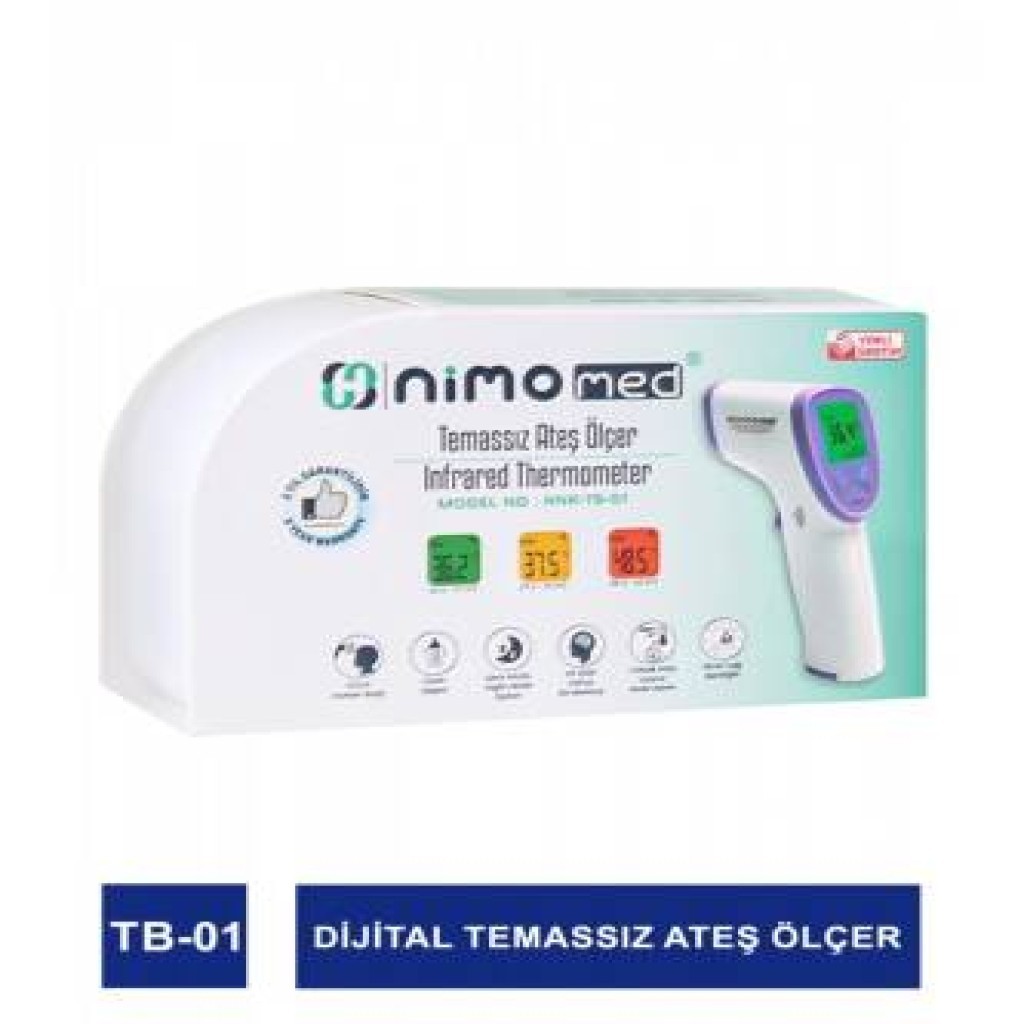 Nimomed HNK-TB-01 Temassız Kızılötesi Alından Ateş Ölçer 10 Adet