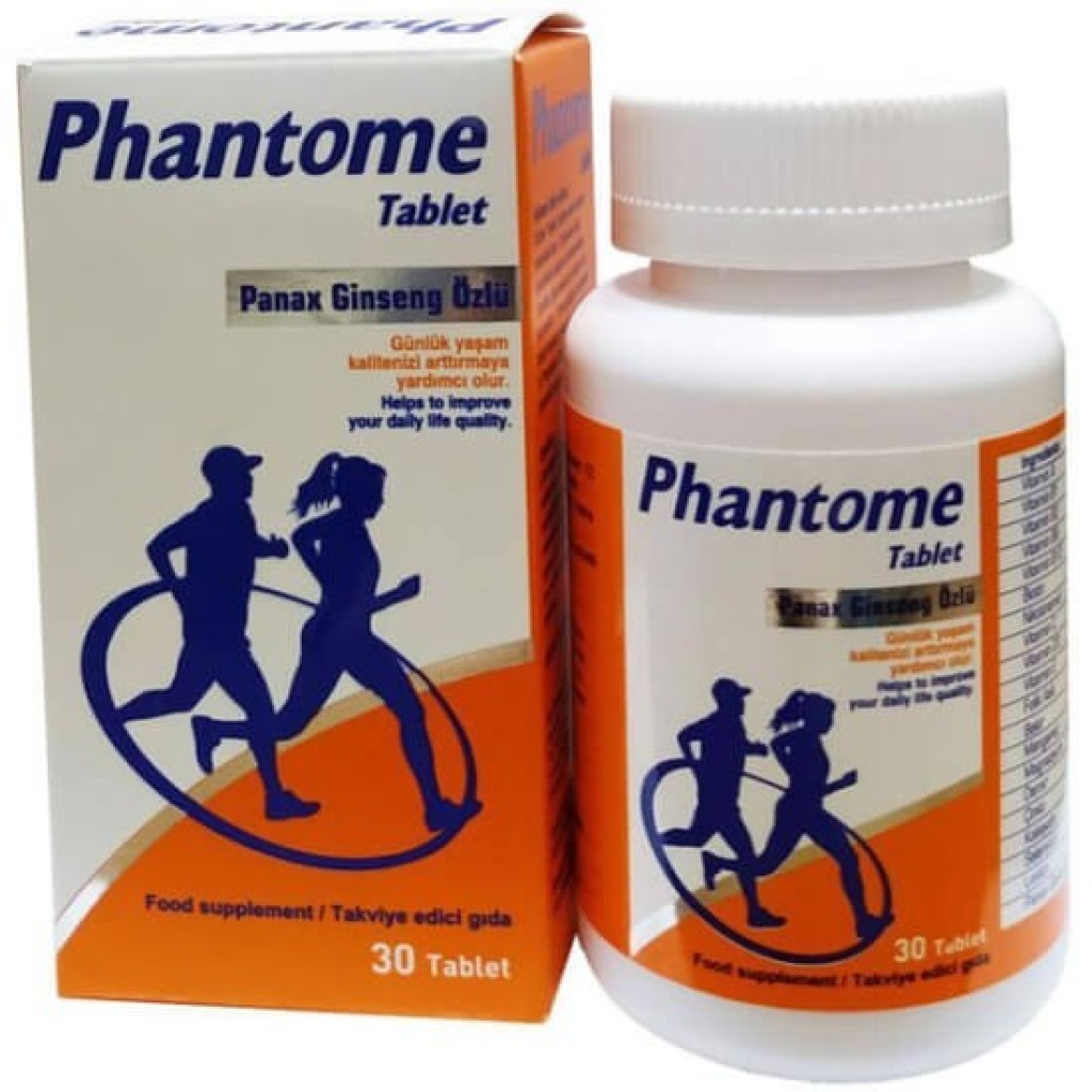 Phantome Panax Ginseng Multivitamin 30 Tablet 50 Adet