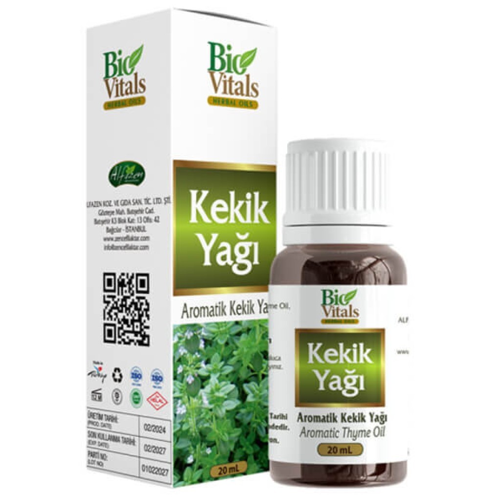 Bio Vitals Kekik Yağı 20 ml 100 Adet