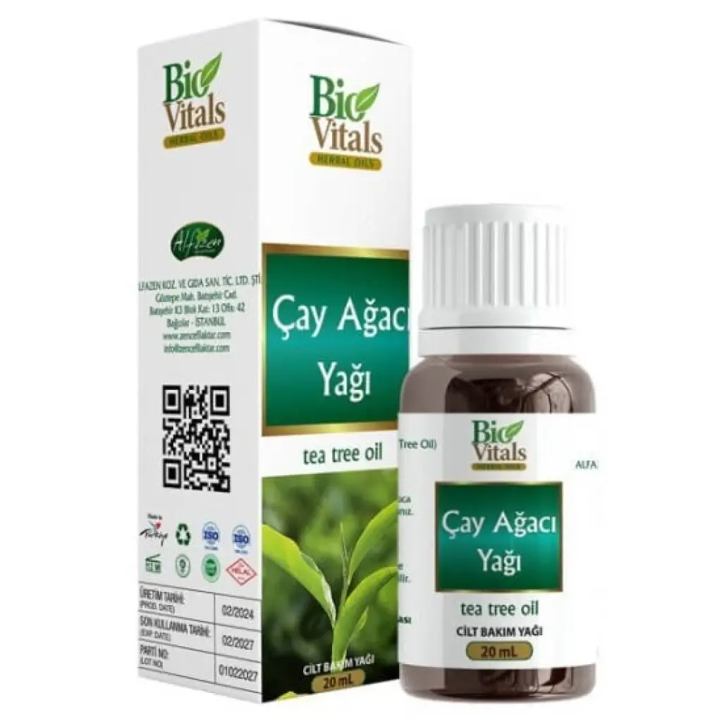 Bio Vitals Çay Ağacı Yağı 20 ml 100 Adet