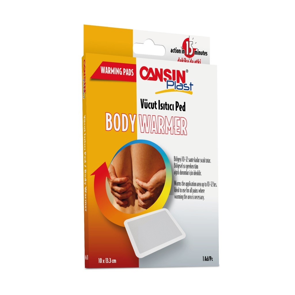 Cansın Vücut Isı Bandı 10 x 13,3 2’li 50 Adet