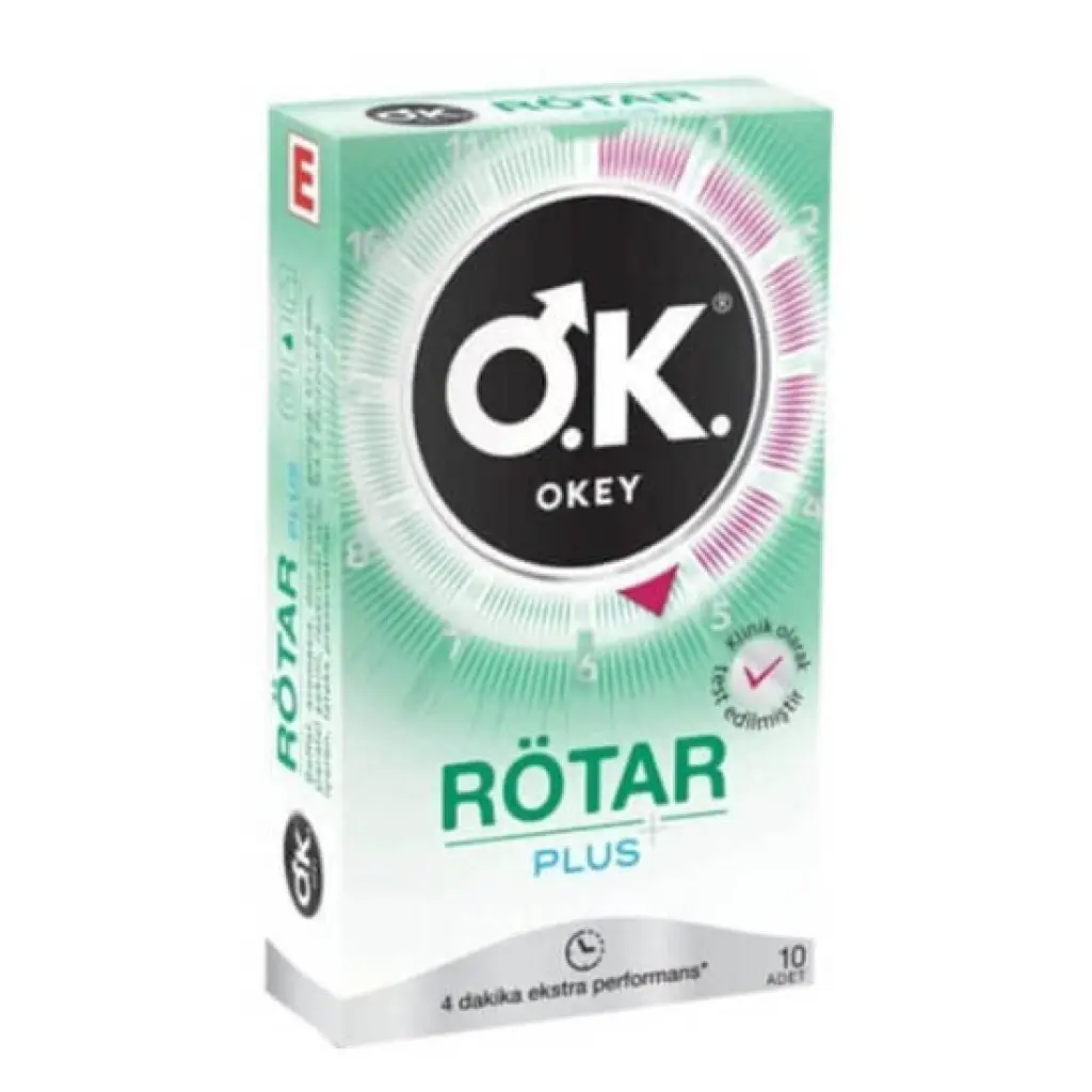 Okey Prezervatif Rötar Plus 10’lu 30 Adet