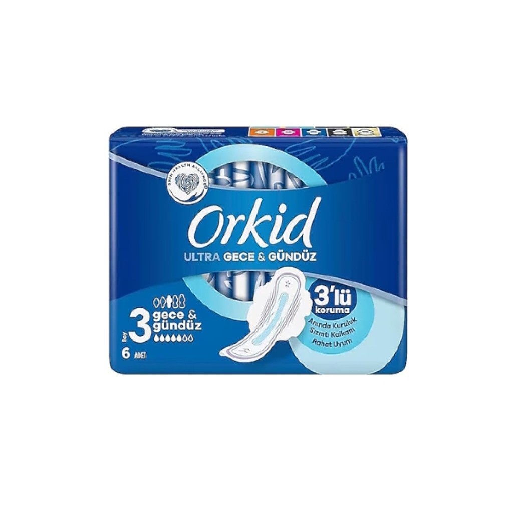 Orkid Ultra Gündüz Boy 3 6’lı 100 Adet