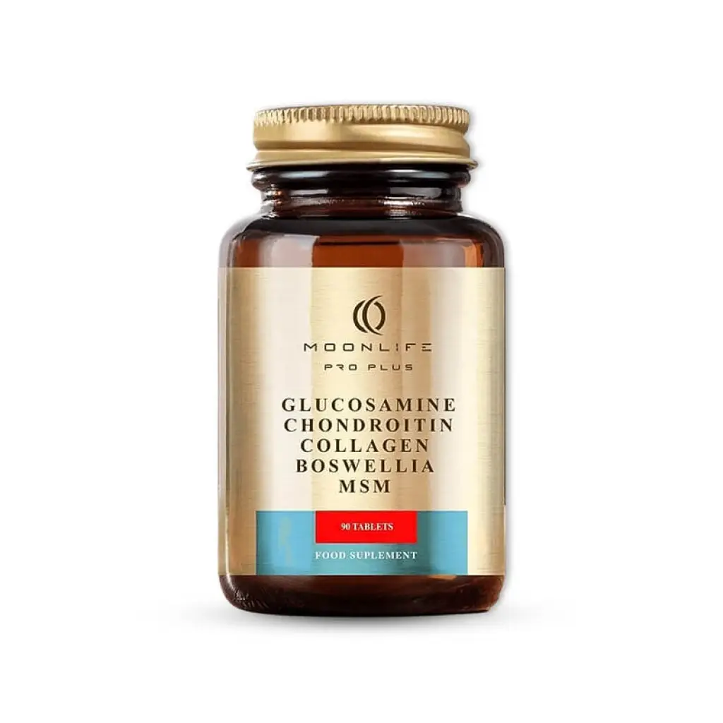 Moonlife Glucosamine Chondroitin Collagen Boswella Msm 90 Tablet + Glucosamine Krem 100 ml 30 Adet