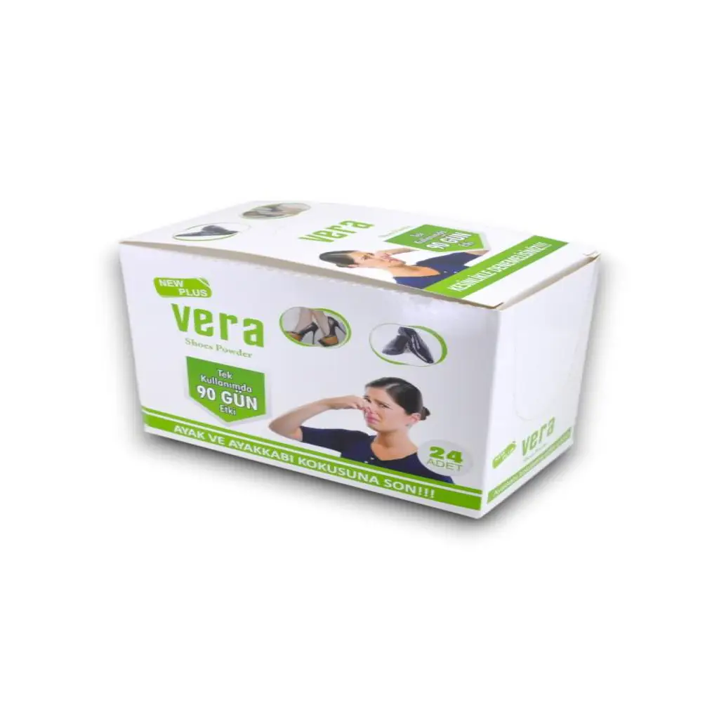 Vera Ayakkabı Koku Önleyici Toz 12 gr - 24 lü Stand 30 Adet