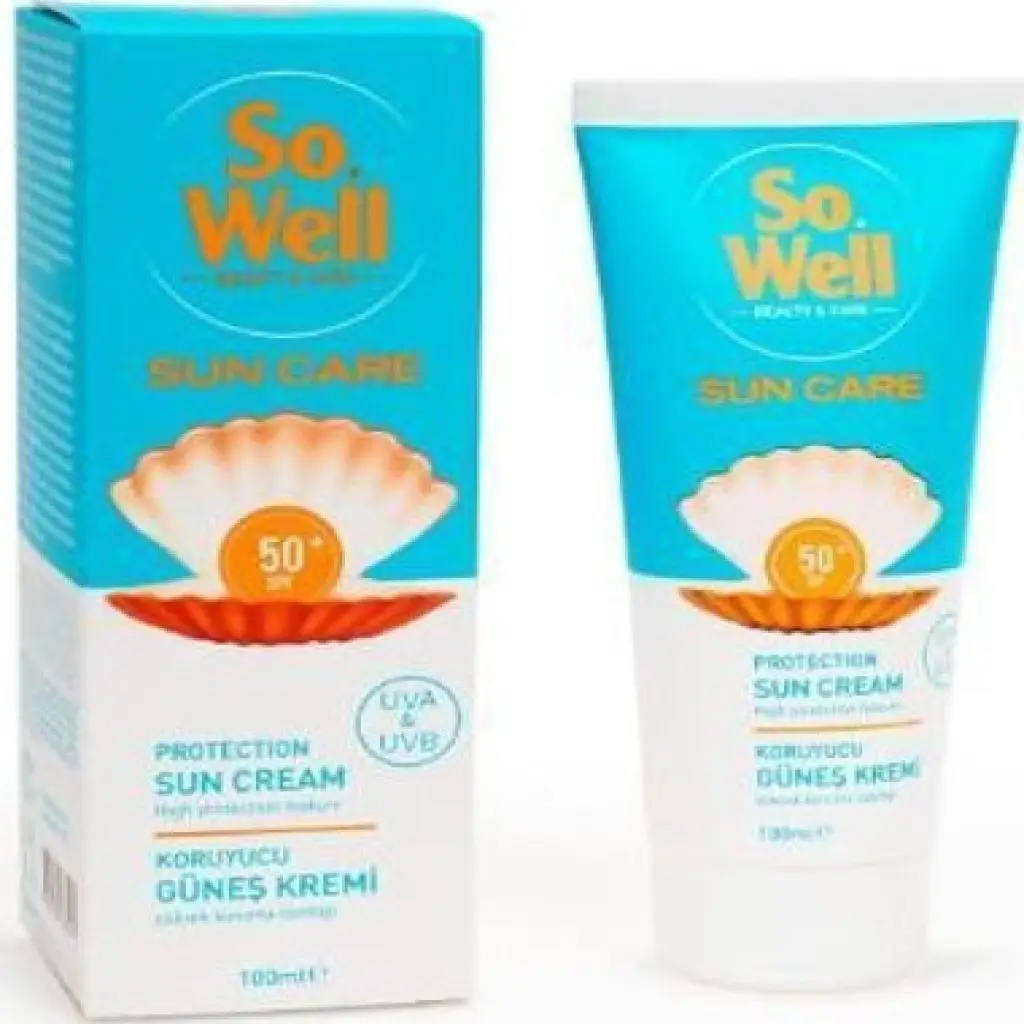 So Well Sun Care Koruyucu Güneş Kremi SPF50+ 100 ml 5 Adet
